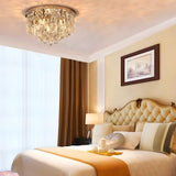 Emery Crystal flush mount light